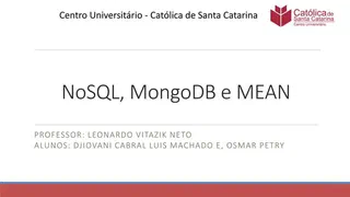 Thumbnail for NoSQL, MongoDB, and MEAN